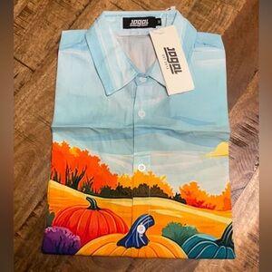 Men's Medium Fall Pumpkin Shirt